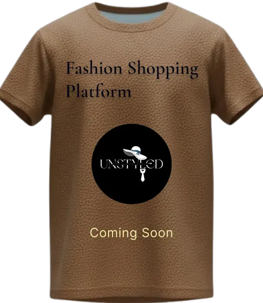 The Fashion Shopping Platform garment, printed with the product name and its Coming Soon status.